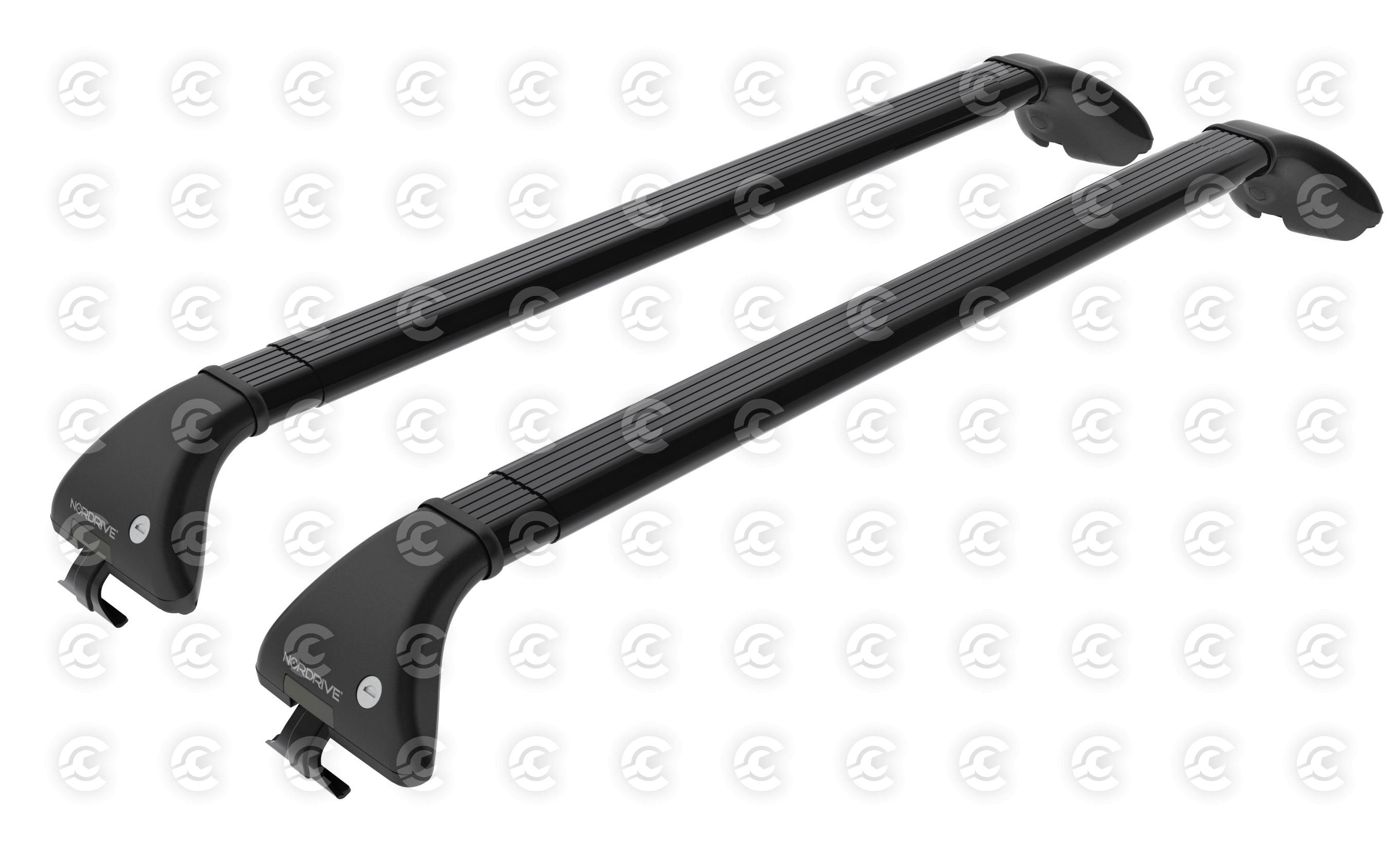 Snap Steel In-Rail, set completo barre portatutto telescopiche in acciaio - S - K3