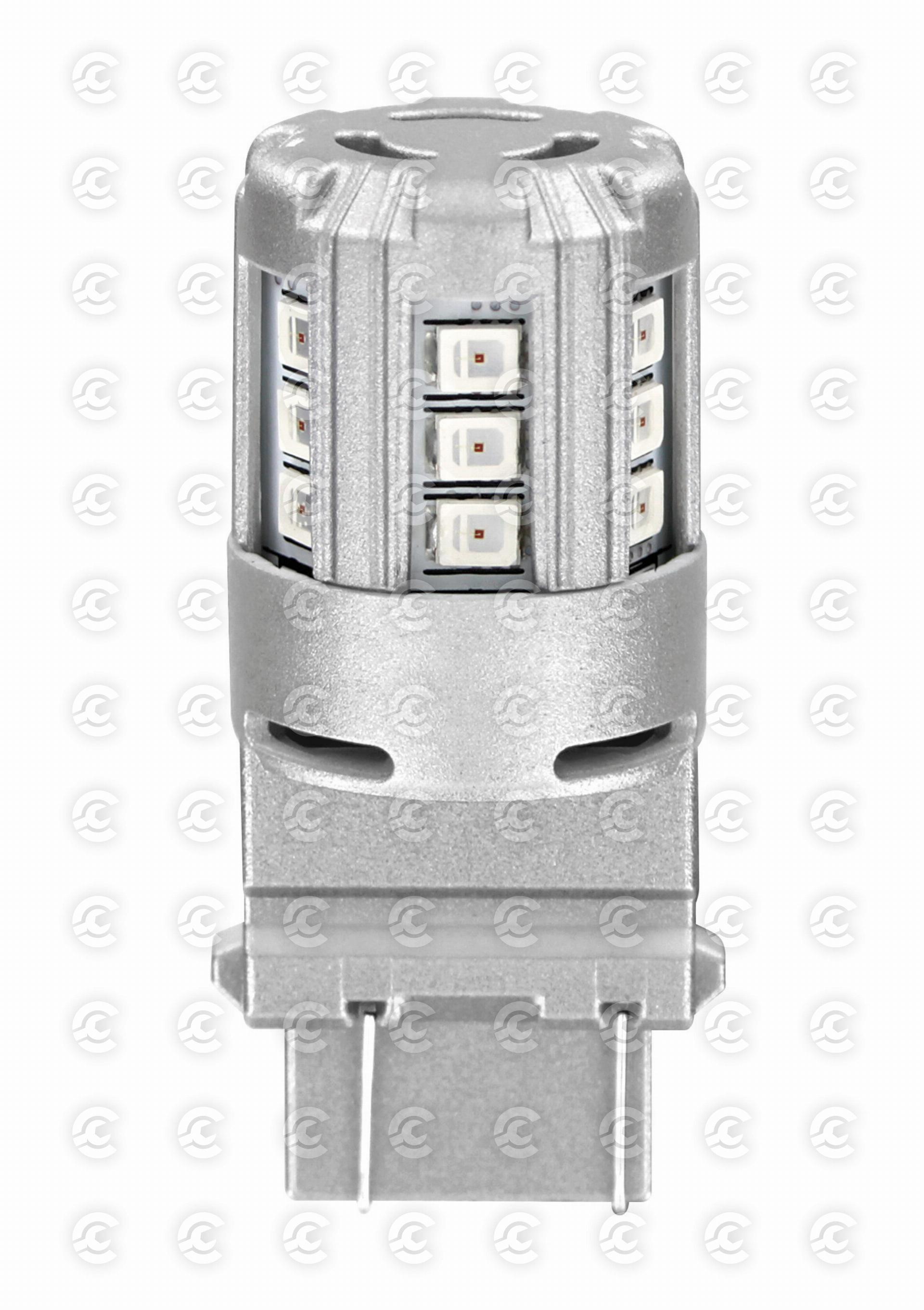 12V LEDriving Retrofit Led Standard - (P27/7W) - W2,5x16q - 2 pz  - Blister - Rosso