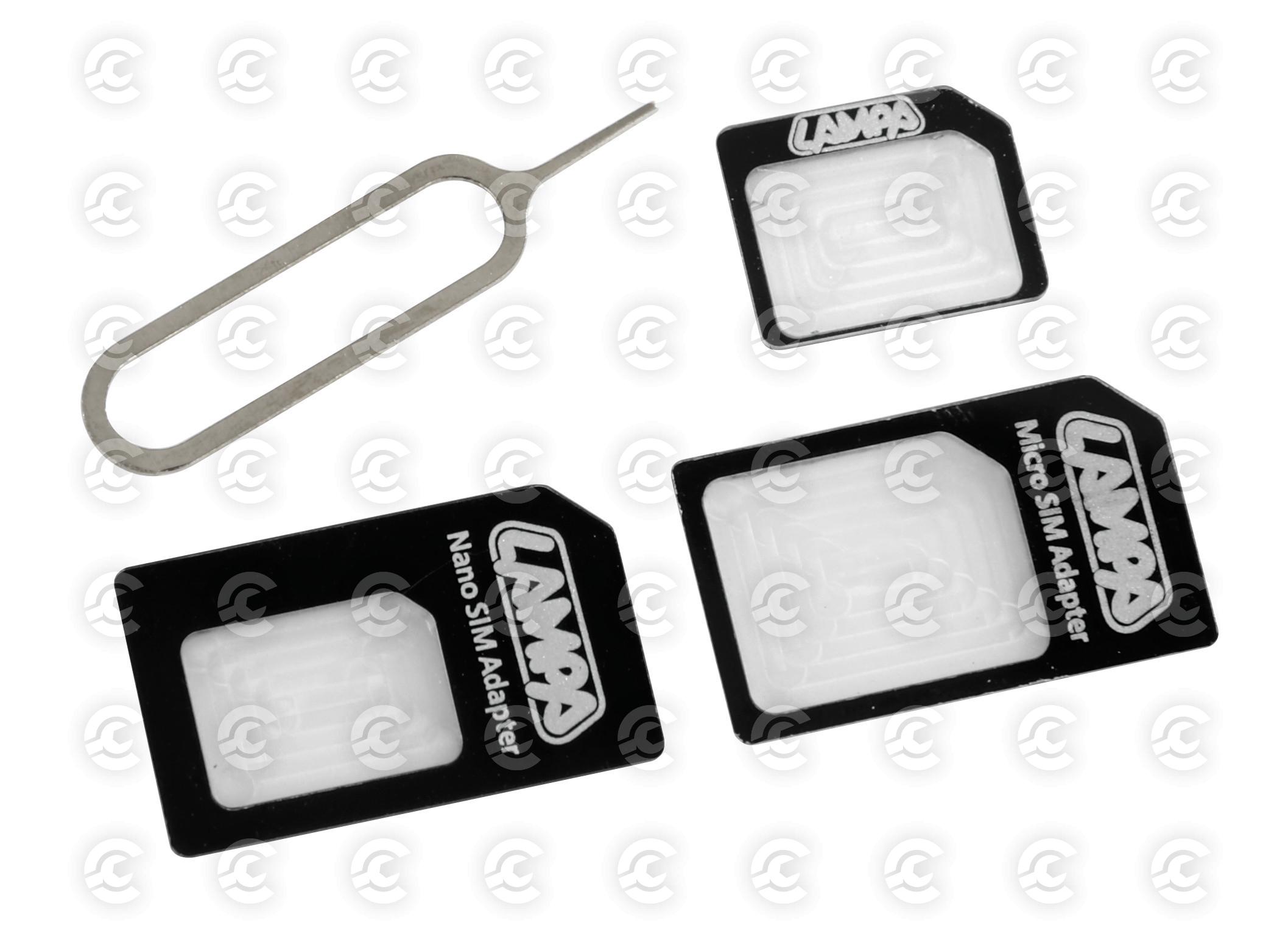 Set 3 adattatori Sim universali