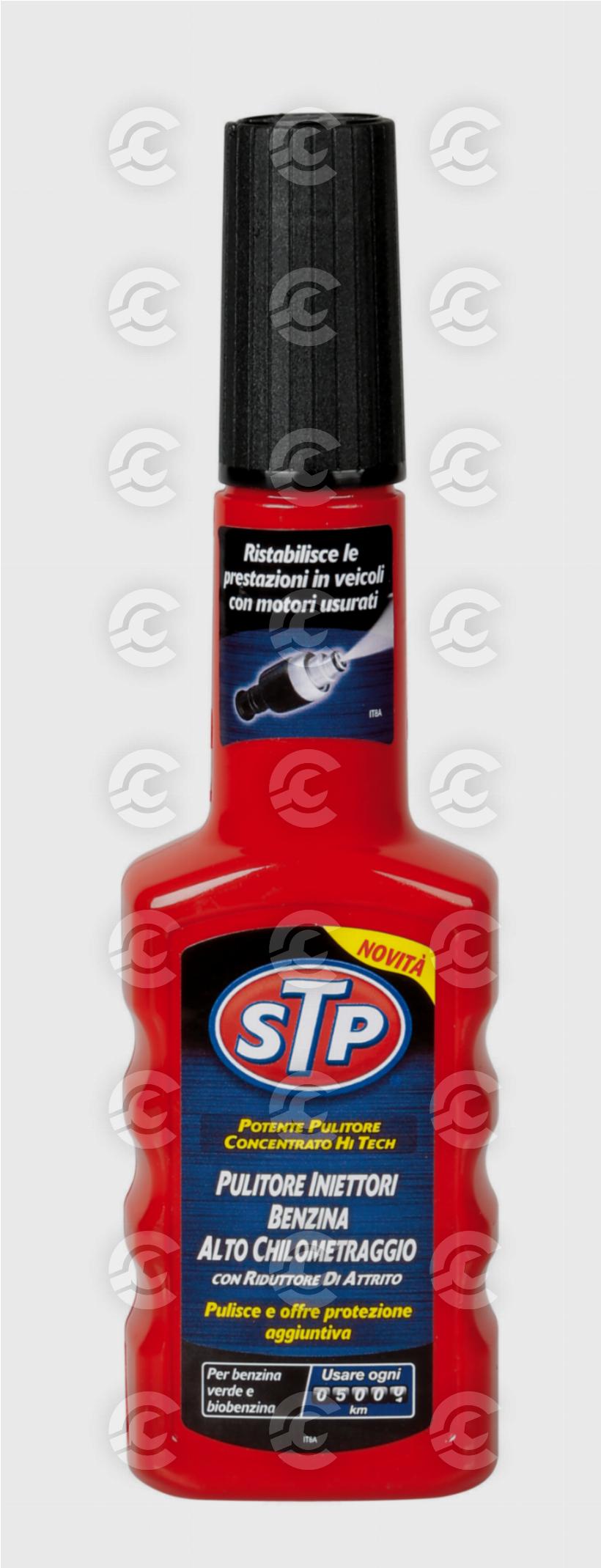 STP Pulitore iniettori benzina, alto chilometraggio - 200 ml