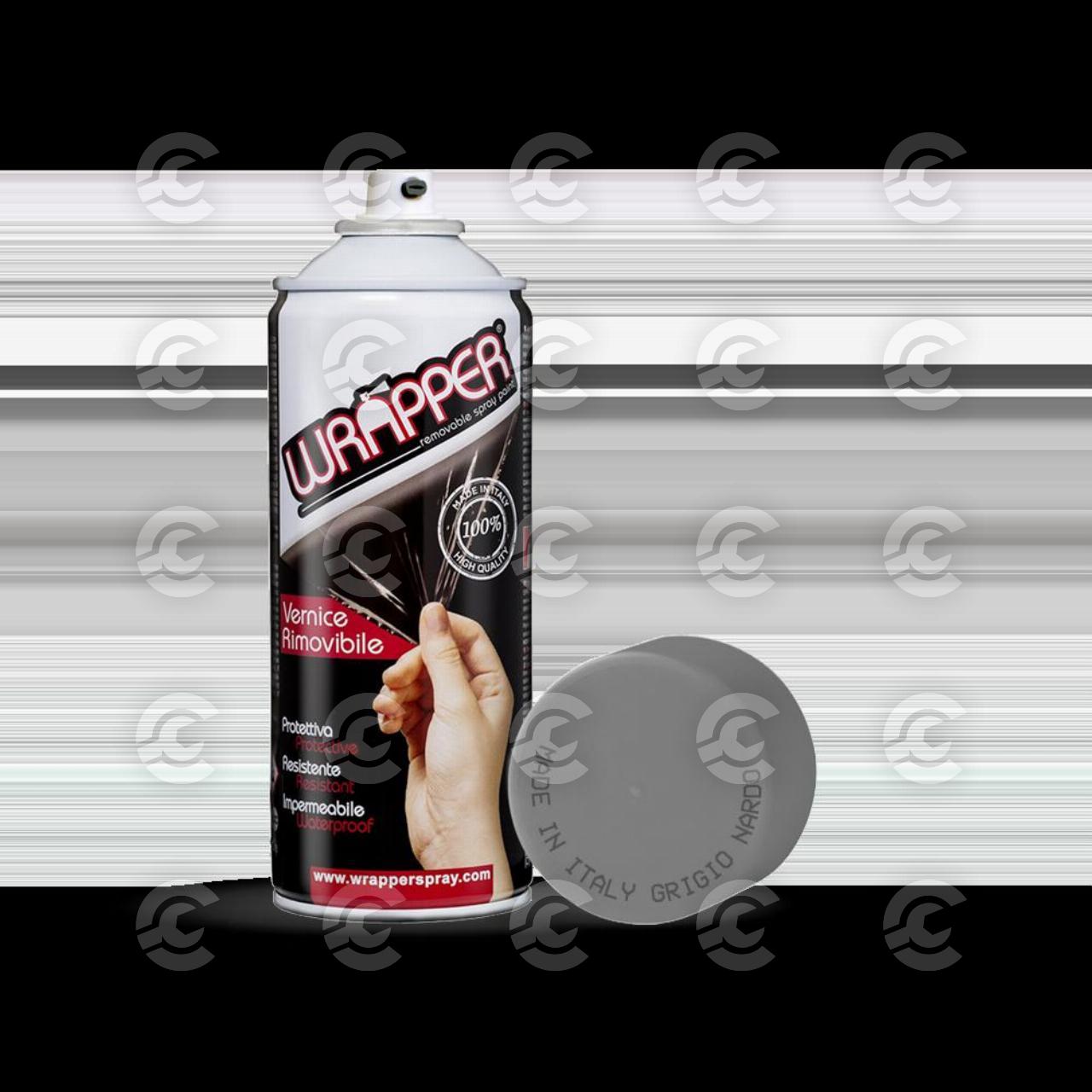 Wrapper, pellicola spray rimovibile, 400 ml - Grigio Nardo