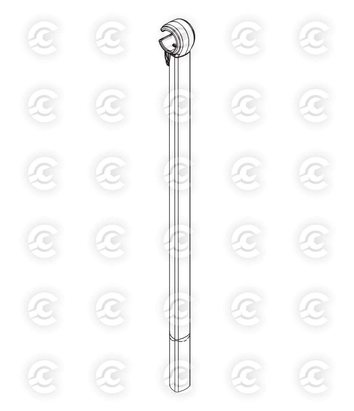 Ricambio braccetto ferma telaio 460 mm per portabici Justclick 3
